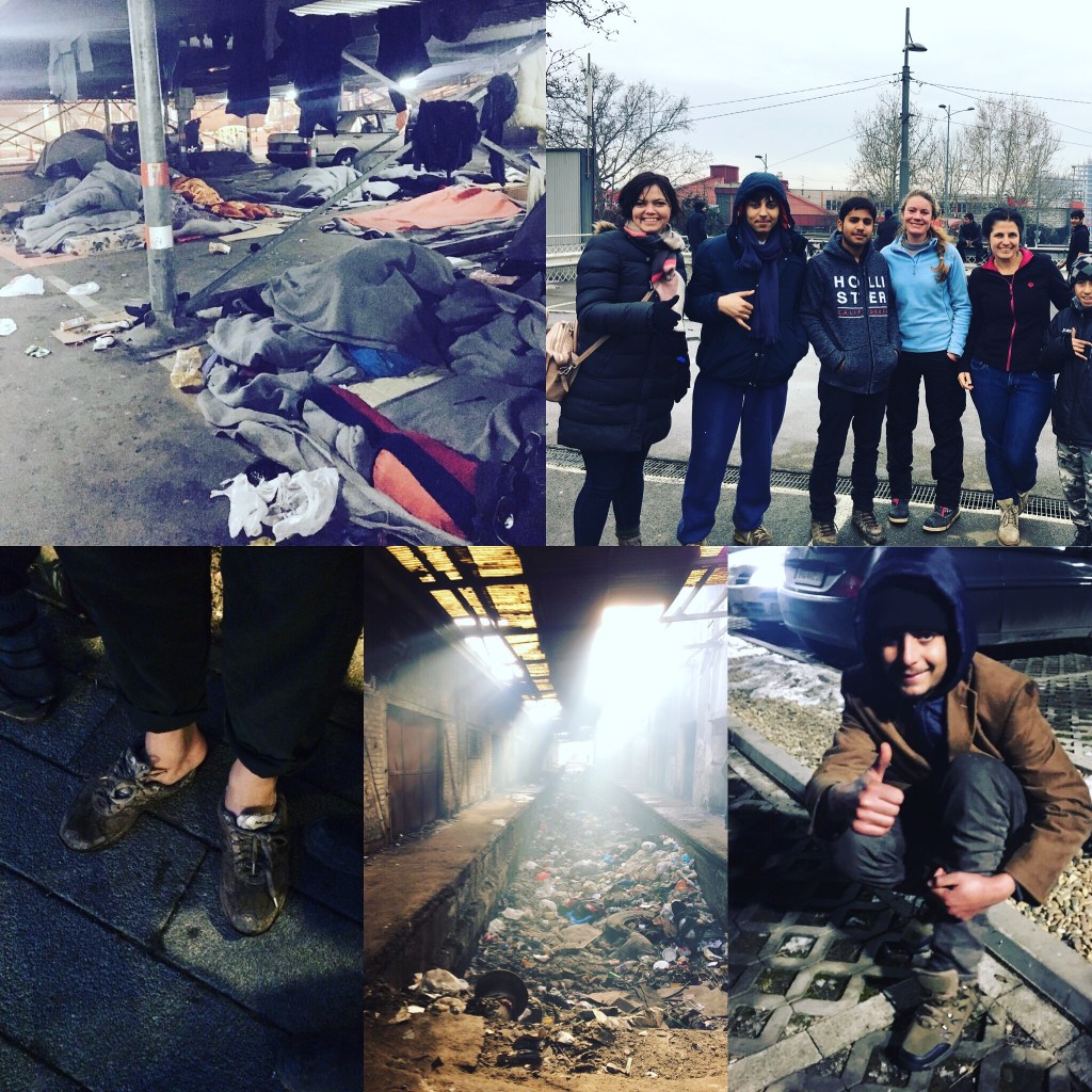 Serbia Refugee Collage
